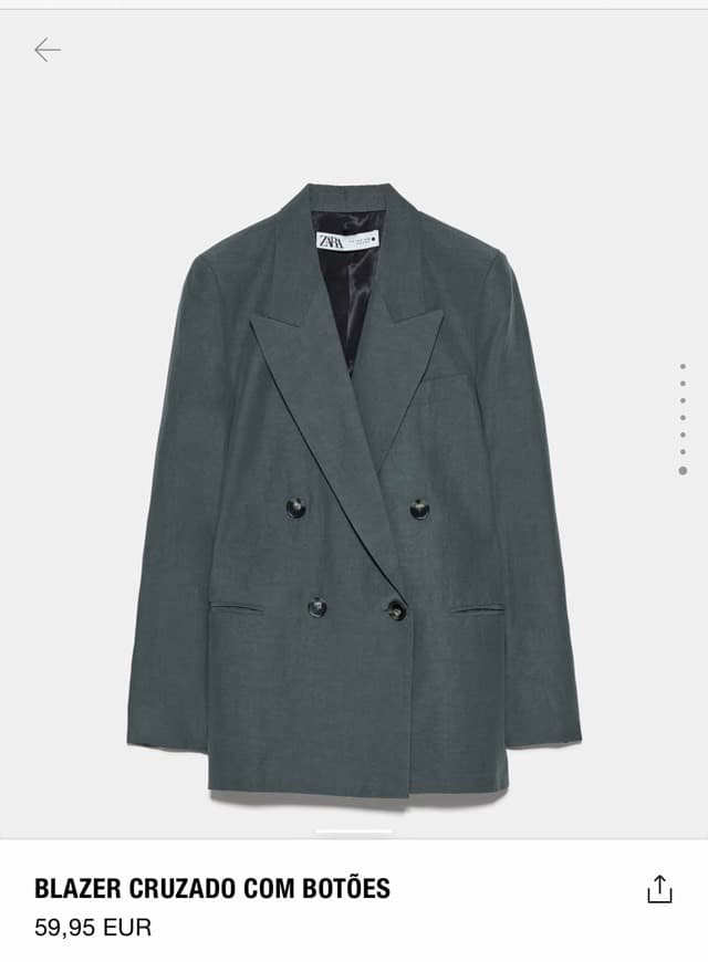 Producto Blazer cruzado com botões