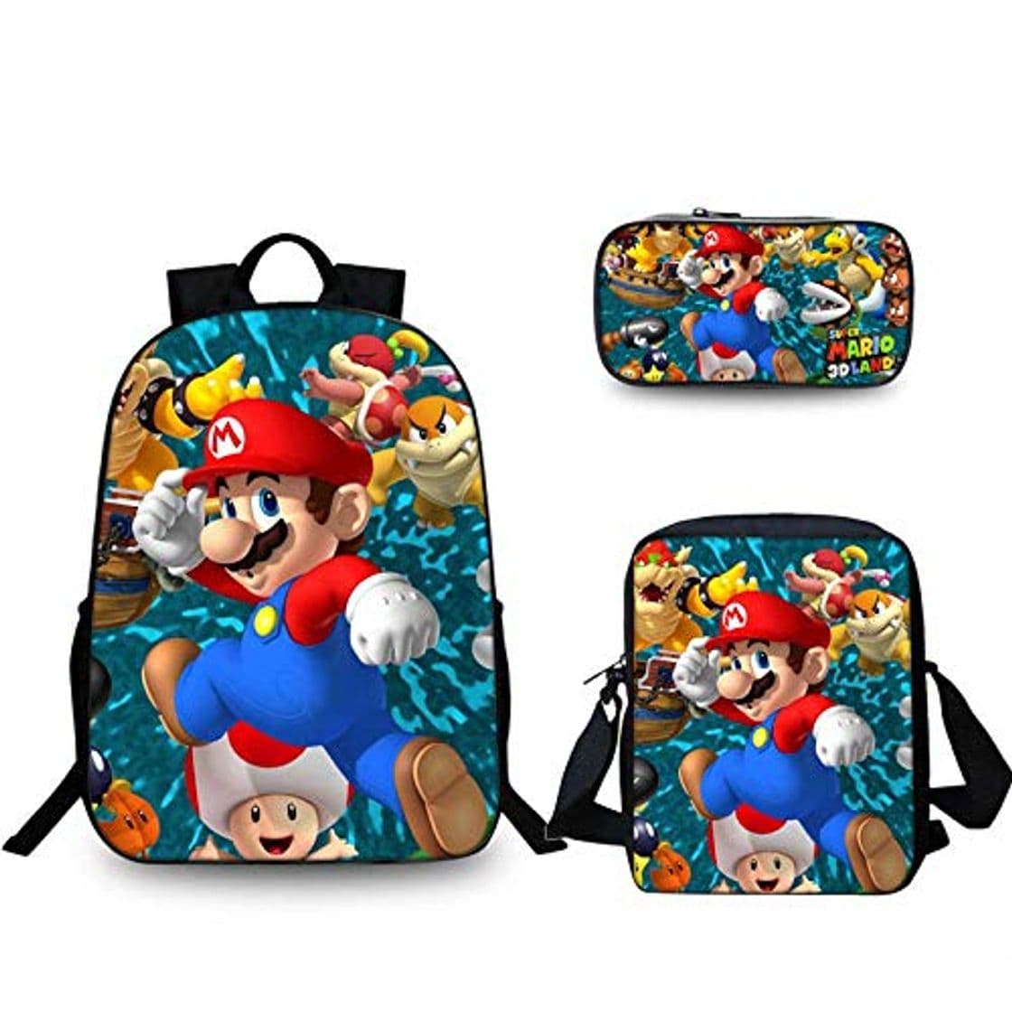 Product GoodChild Mochila Escolar Niño Mario Printed Backpack 15