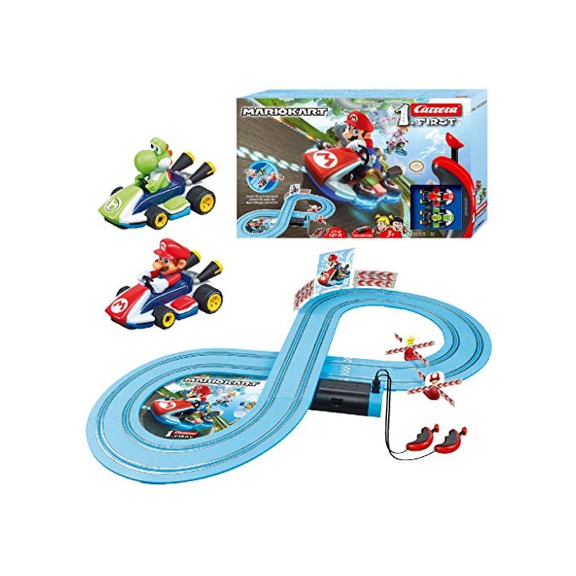 Product Carrera-1. First Circuito de Coches de Miniatura Nintendo Mario Kart de 2,4