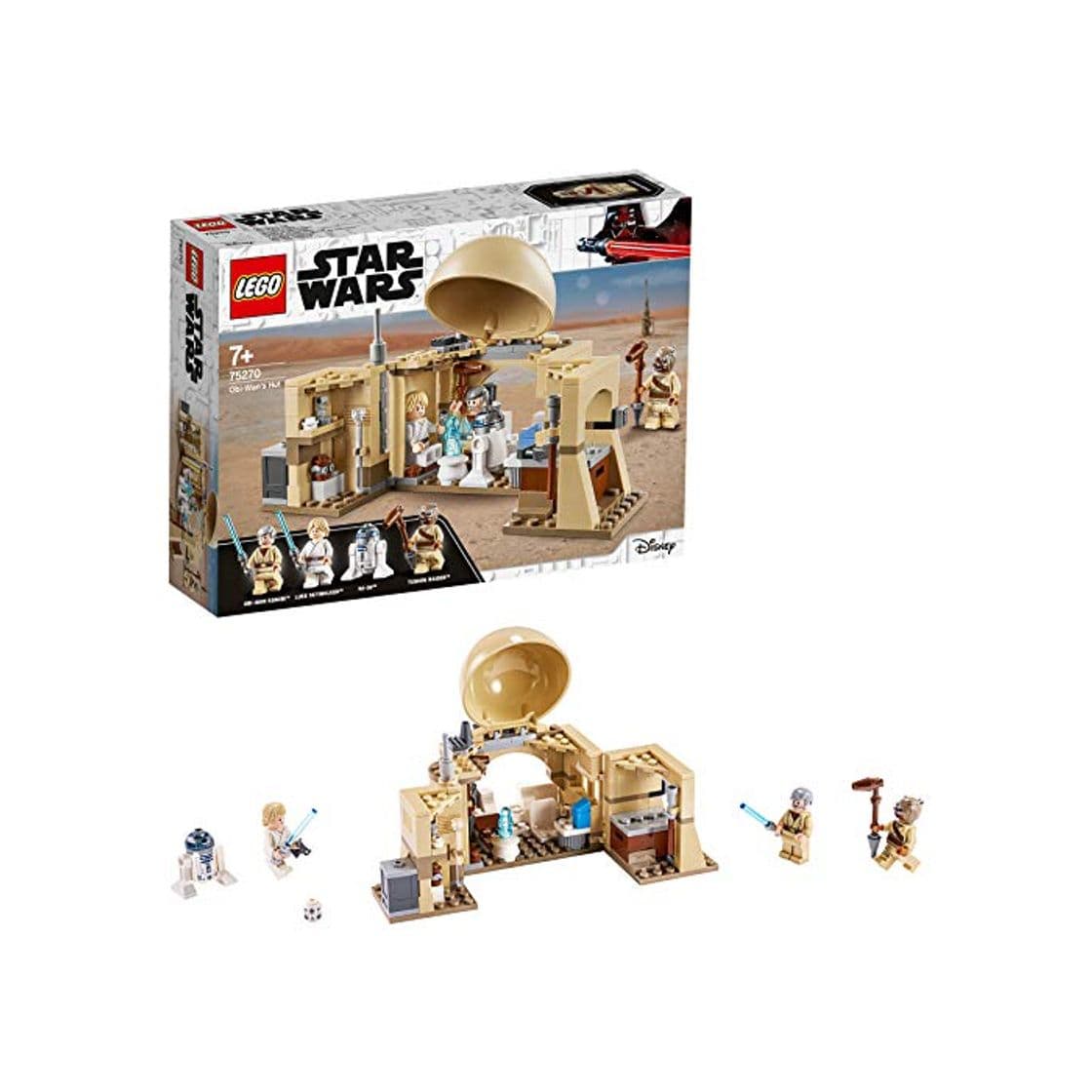 Product LEGO Star Wars - Cabaña de Obi-Wan, con Techo Desplegable, Incluye un