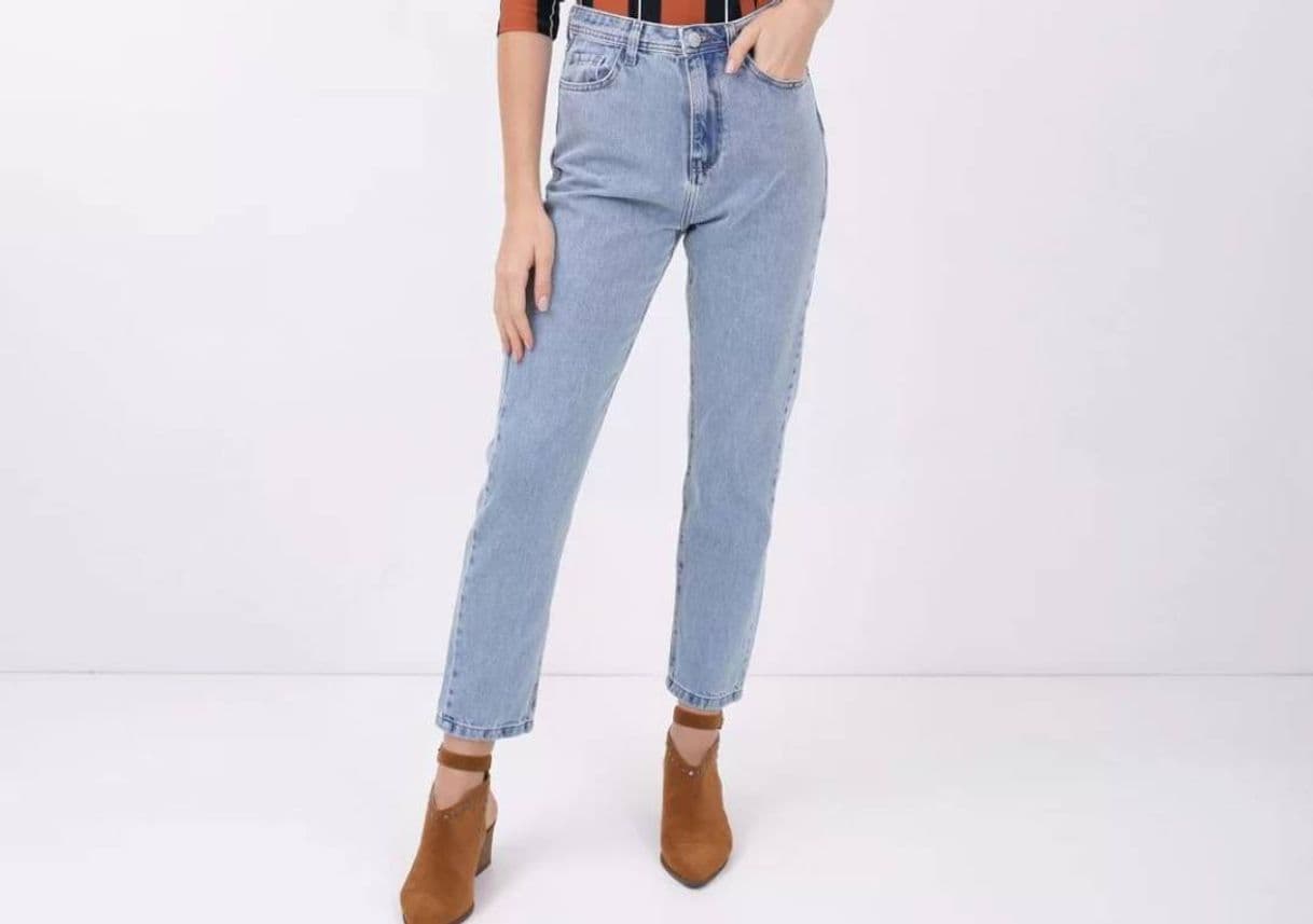 Fashion Calça mom jeans