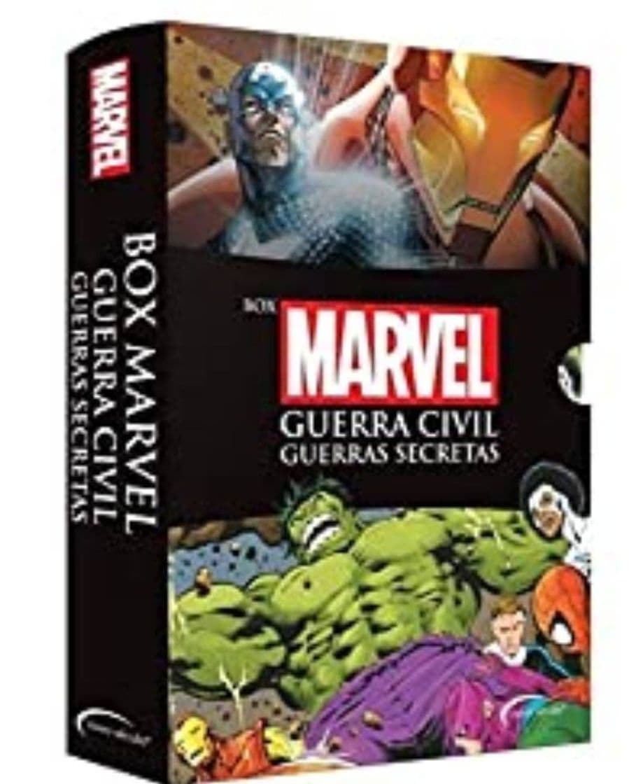 Libro Box Marvel Guerra Civil + Guerras Secretas | R$39,90