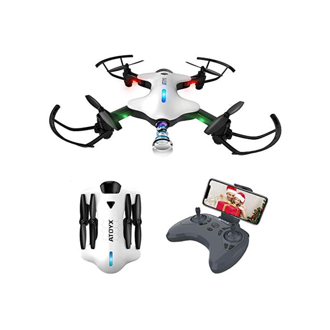 Product ATOYX Drone Plegable, Drone con Cámara para Principiantes y Niños, 720P con