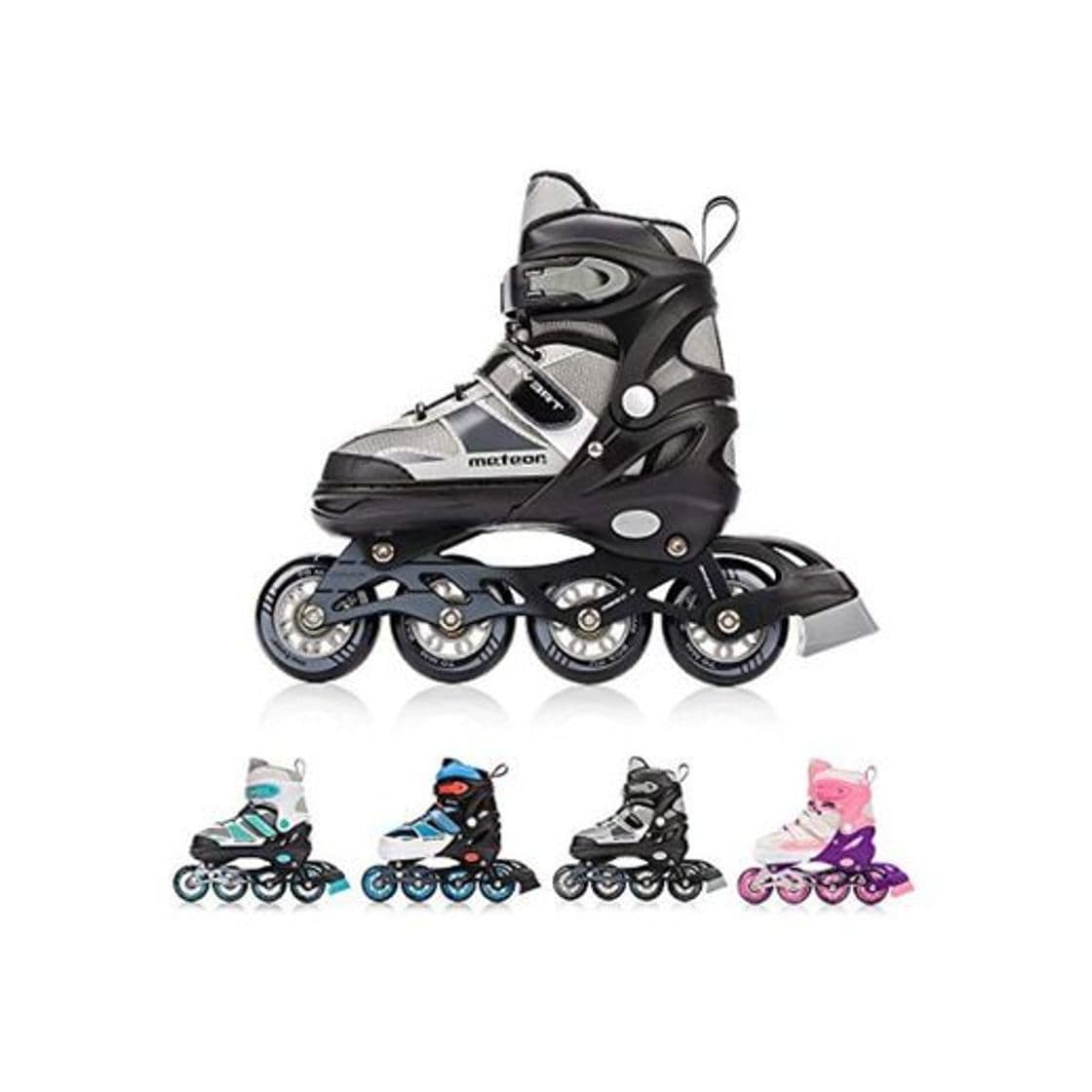 Product meteor Patines Línea Ajustables para Niños Jouvenes y Adolescentes Mujer y Hombre