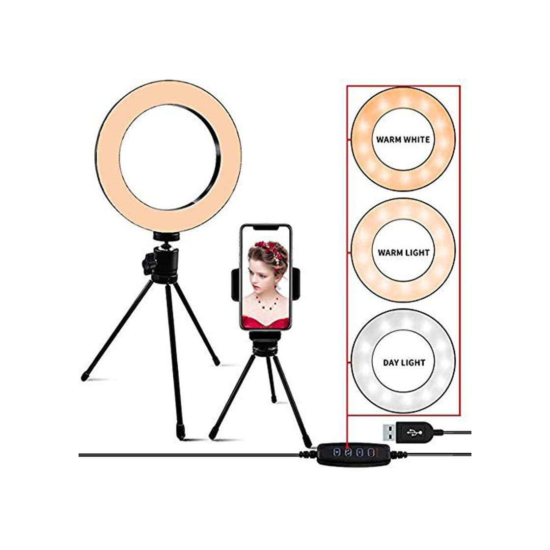 Product Fashion Sport Soporte Teléfono Celular Ring Light