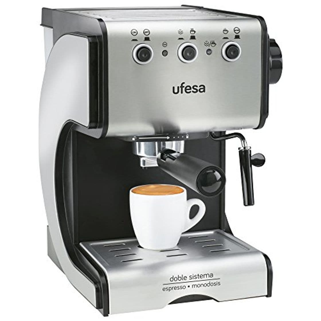 Product Ufesa Cafetera expreso Duetto Creme CE7141