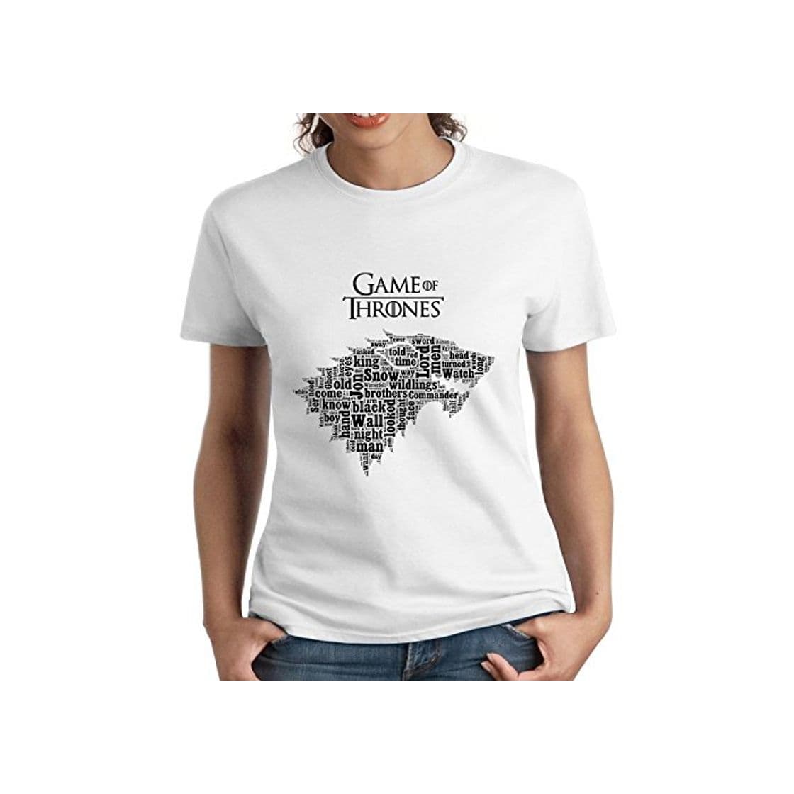 Product Game Of Thrones Playera con Logo House Stark para Mujer