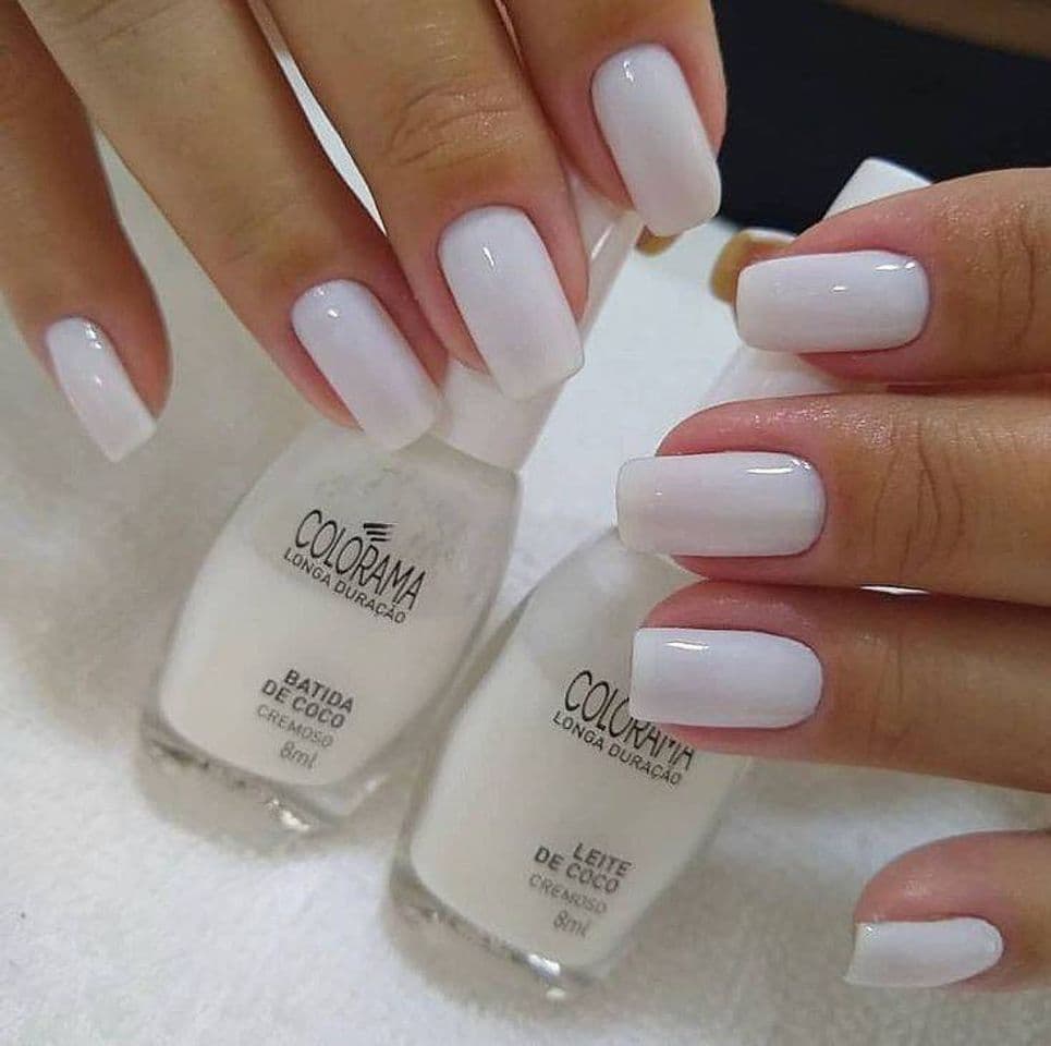 Moda ⤁ESMALTE BRANQUINHO 