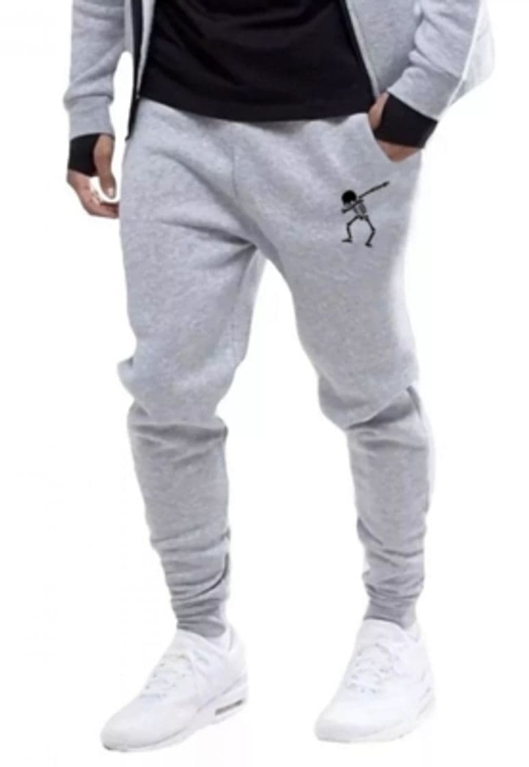 Moda Calça Moletom Skull Clothing Moviment Cinza - Compre Agora - Dafiti