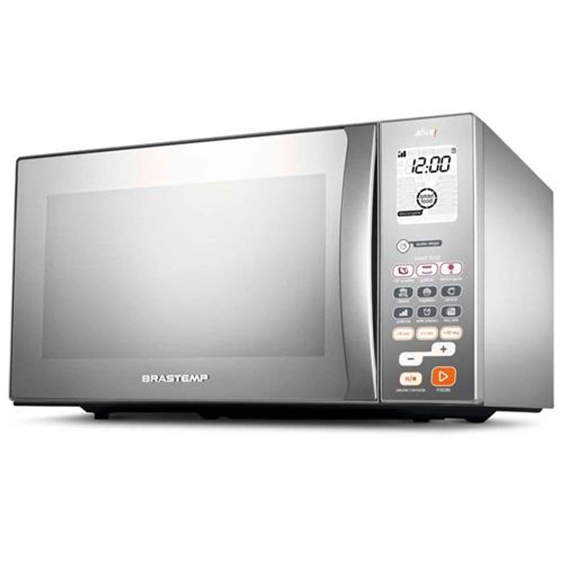 Moda Forno de Micro-ondas Brastemp BMJ38AR com Grill 38L - Inox ...