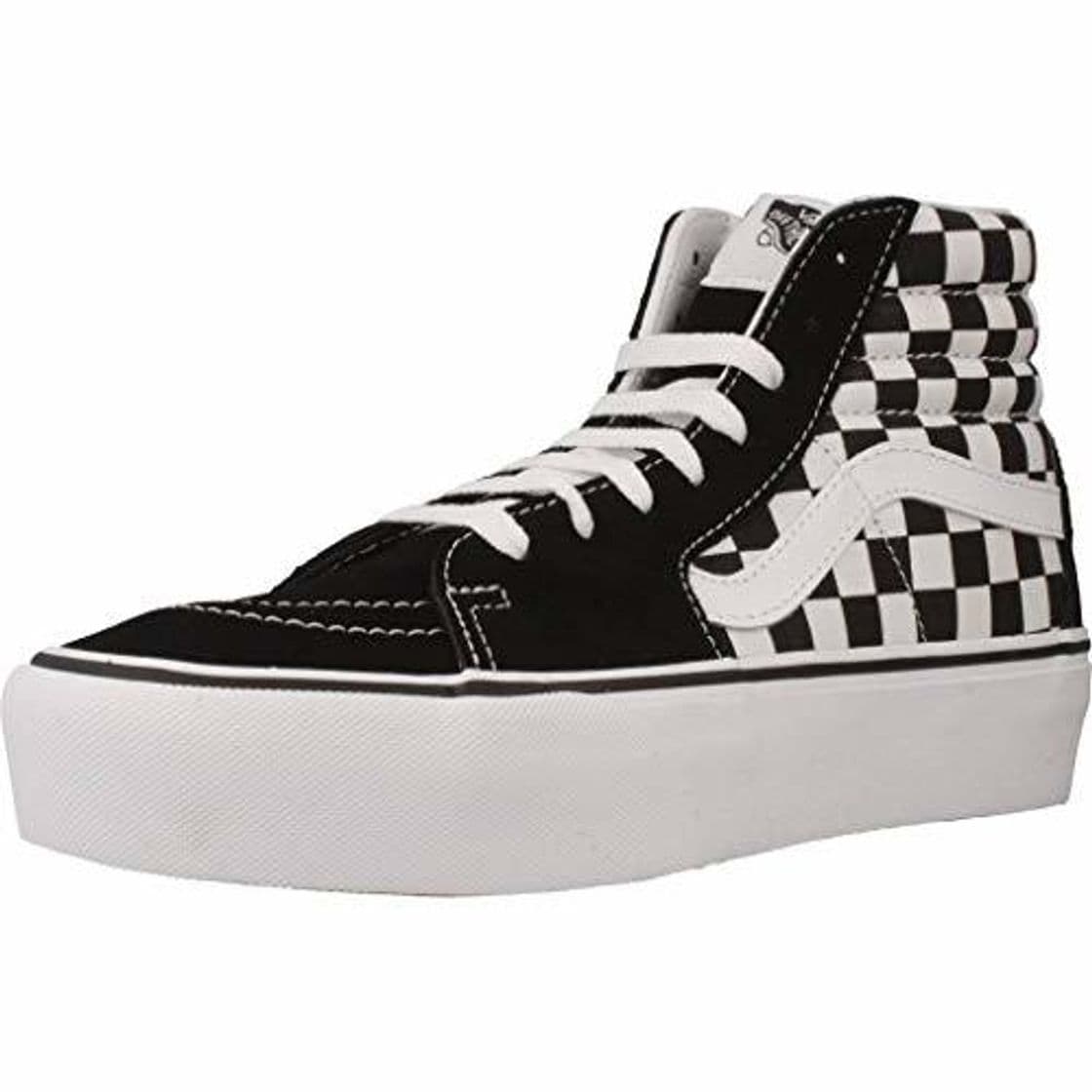 Fashion Vans Sk8 Hi Platform Calzado Checkerboard