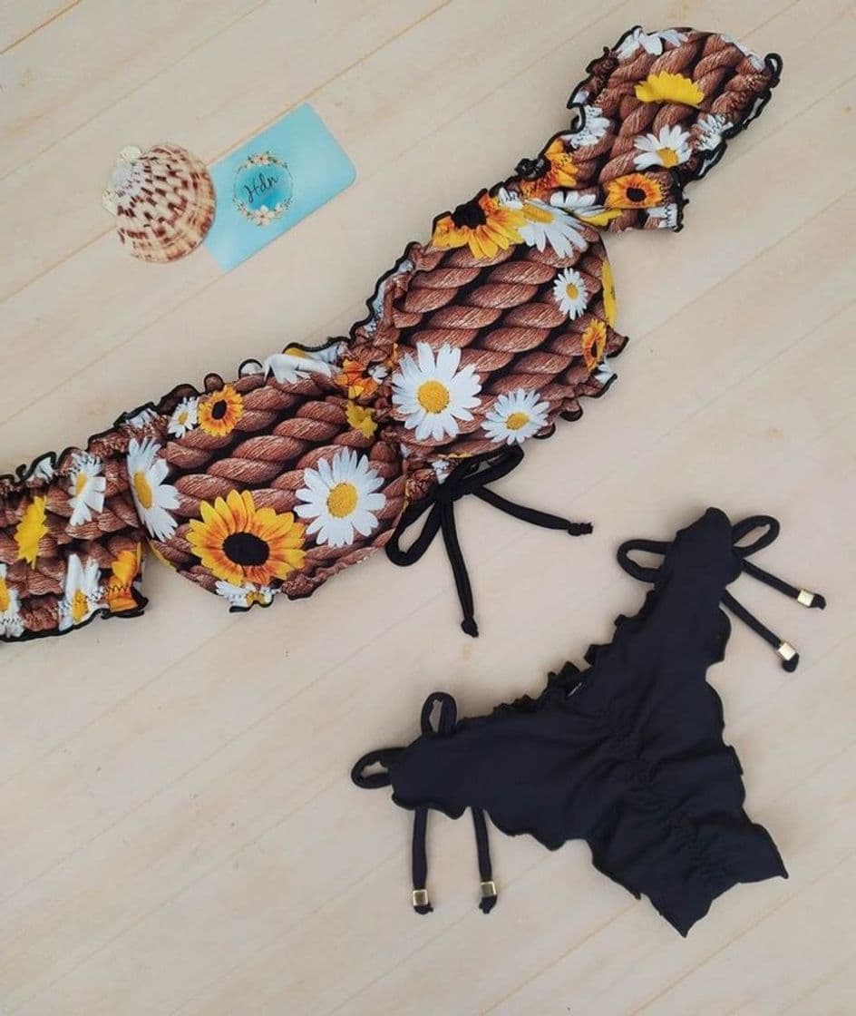 Moda Biquíni ciganinha girassol 🌻 