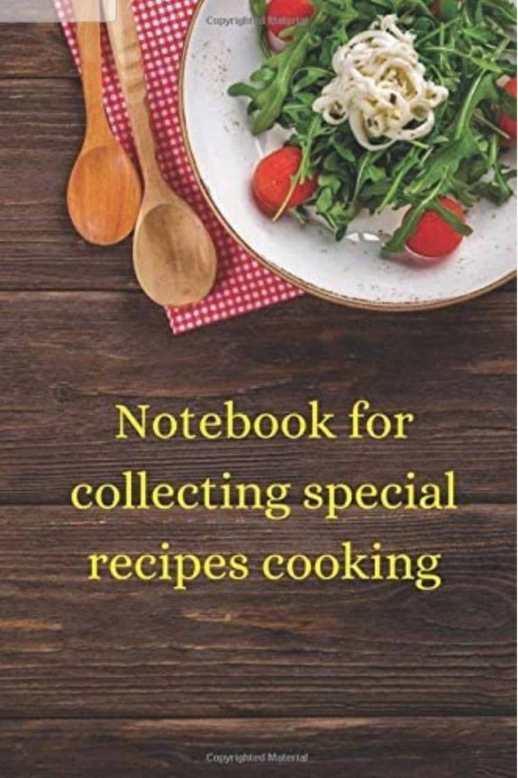 Fashion Notebook for collecting special recipes cooking