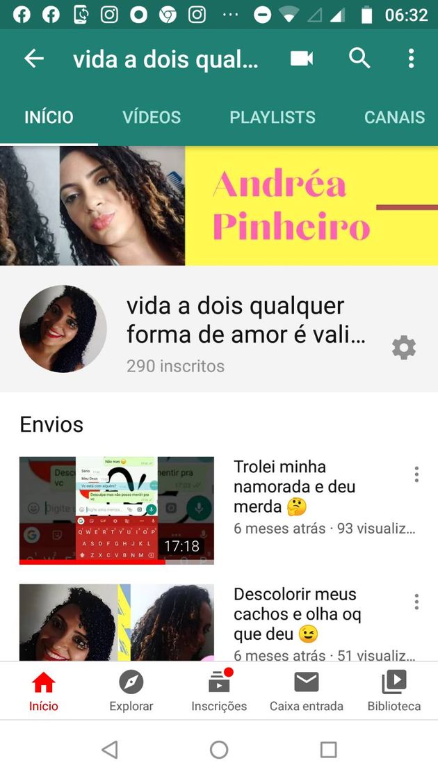 Product Canal de Andrea Pinheiro muito bom 