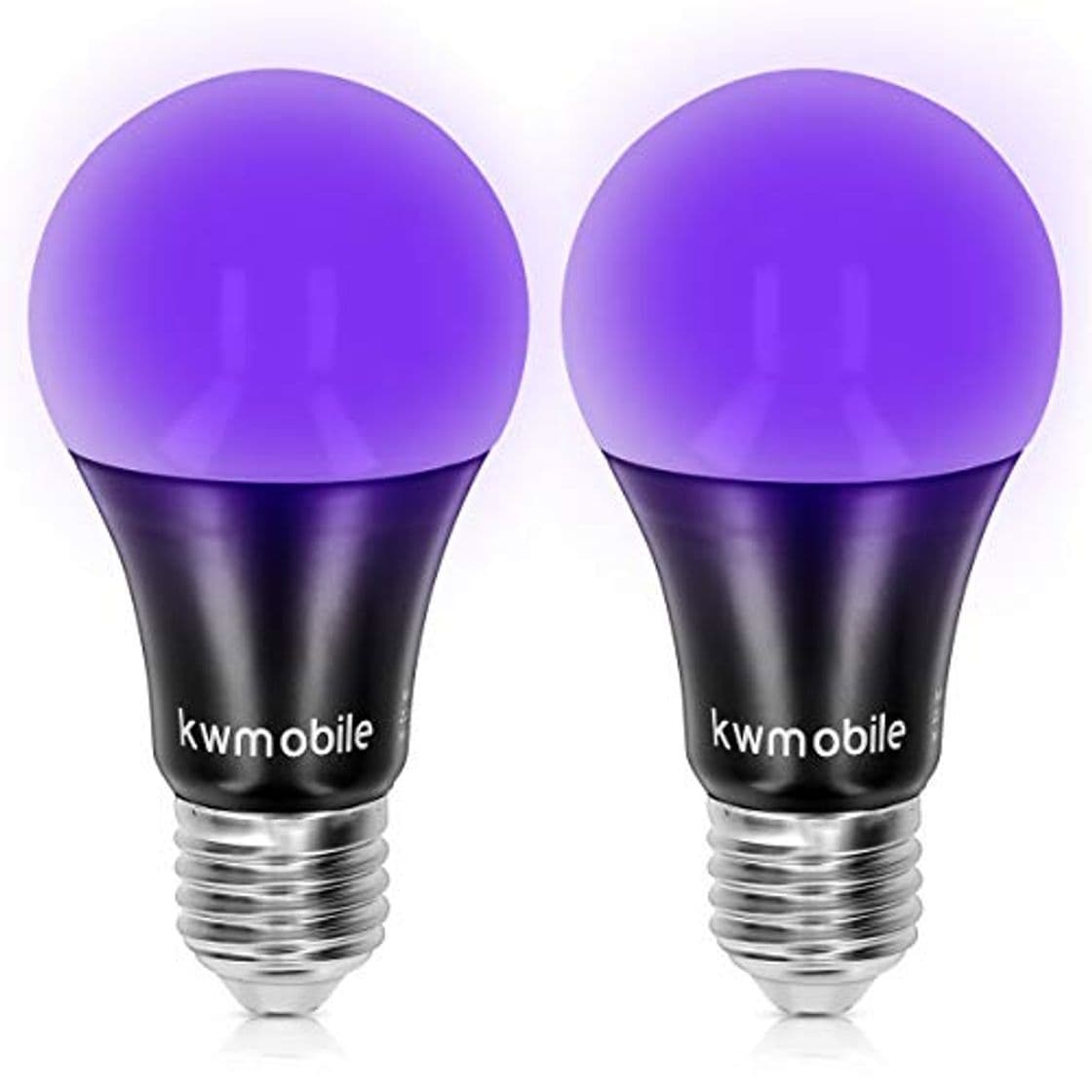 Product kwmobile Set de 2 Bombillas LED E27 de luz negra