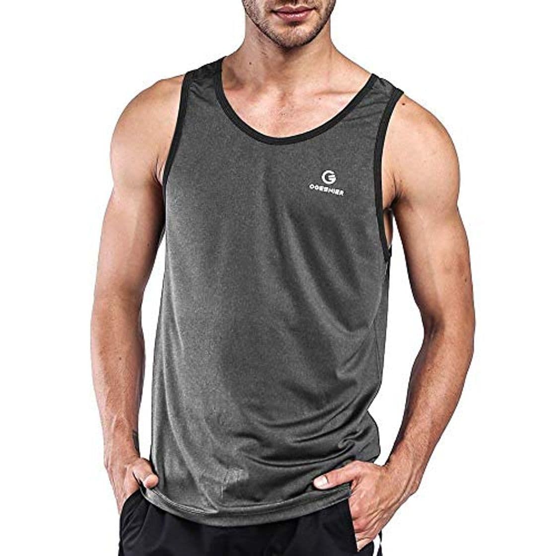 Moda Ogeenier Hombre Deporte Camiseta sin Mangas de Secado Rápido para Running Fitness Ejercicio