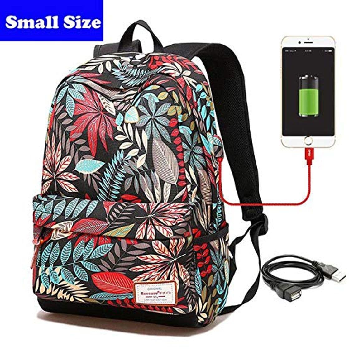 Product YZJH Mochila escolar para adolescentes Mochila escolar Mochila de viaje para señora