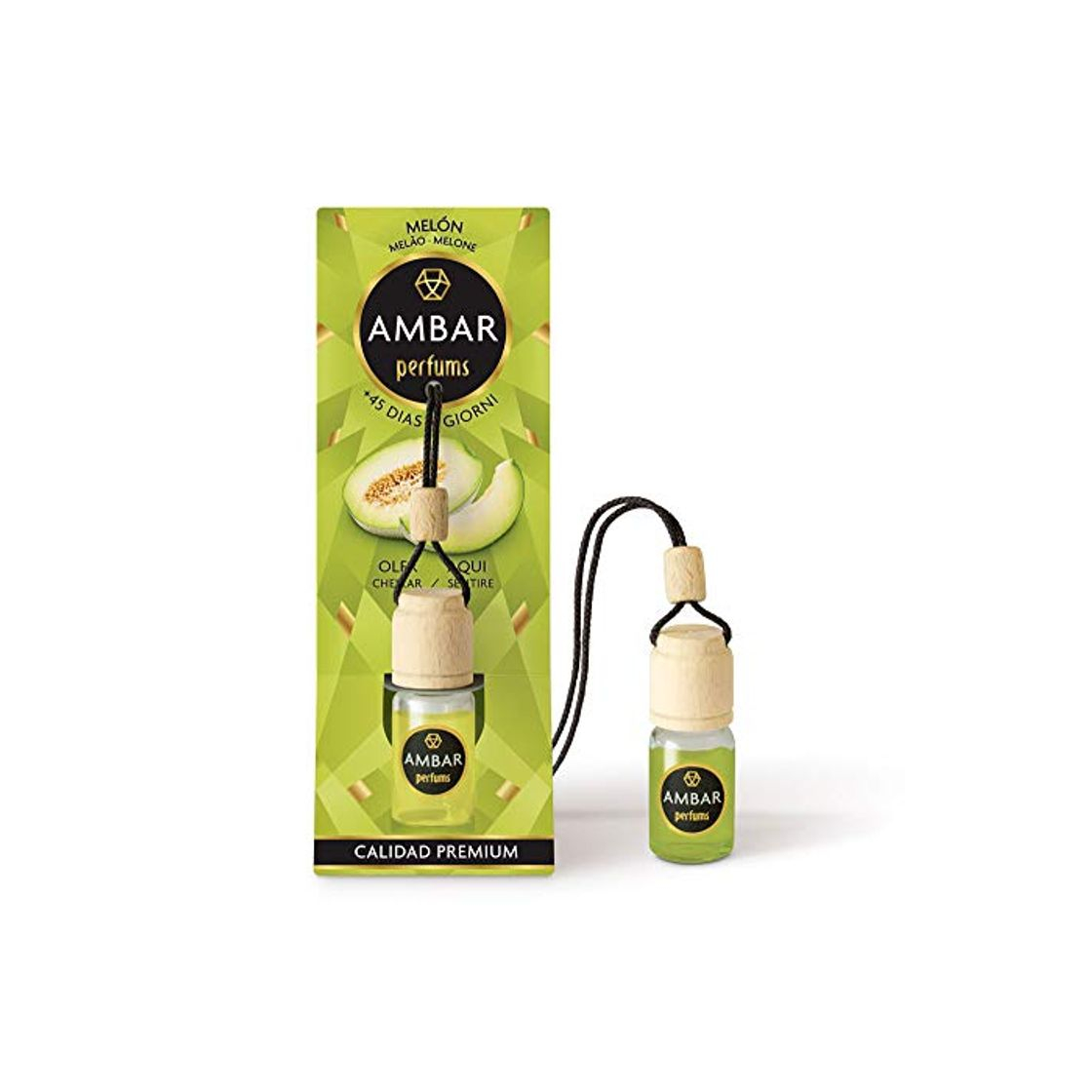 Producto Ambar Perfums Ambientador Coche Melón Colgante 6