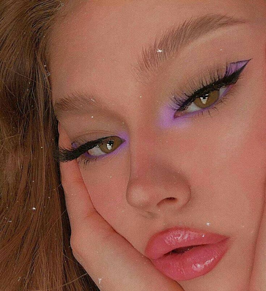 Moda purple makeup 💜