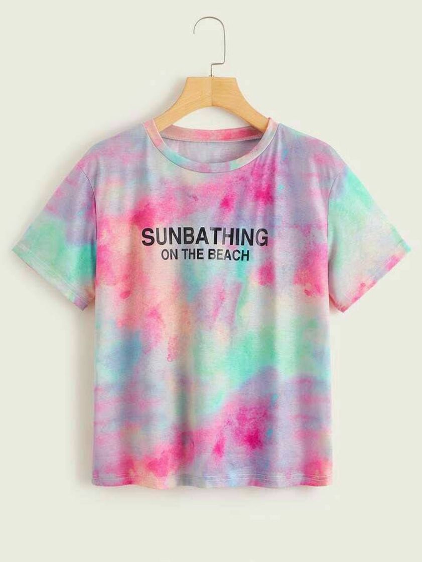 Moda Blusa tie dye 