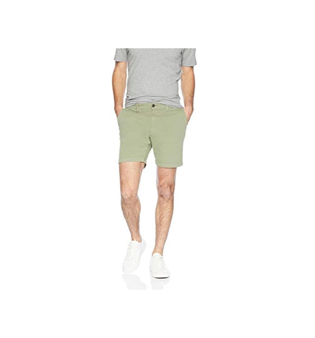 Producto Marca Amazon – Goodthreads – Pantalón corto chino, cómodo y elástico sin