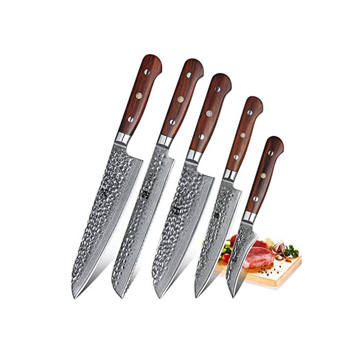 Producto XINZUO 5 Piezas Set Profesional Cuchillo Cocina