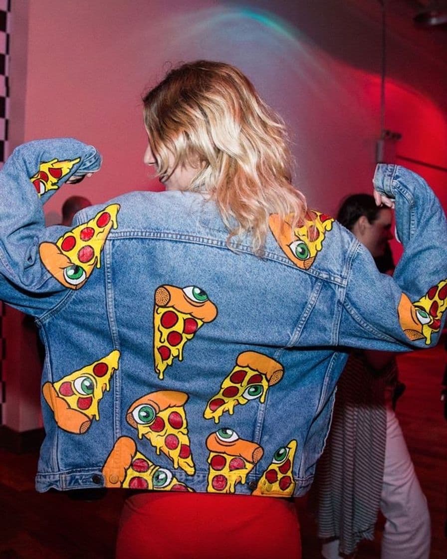 Moda Jaquetuxa com pizza 