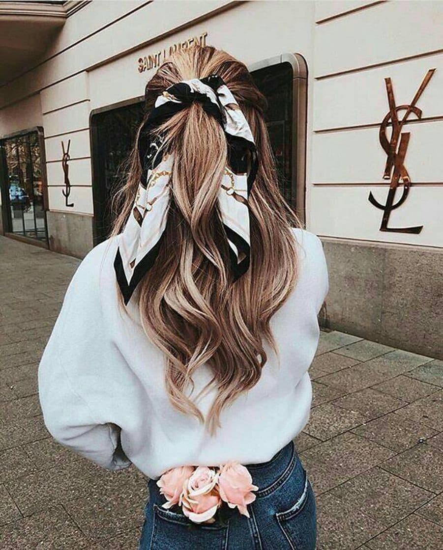 Moda penteado 💜