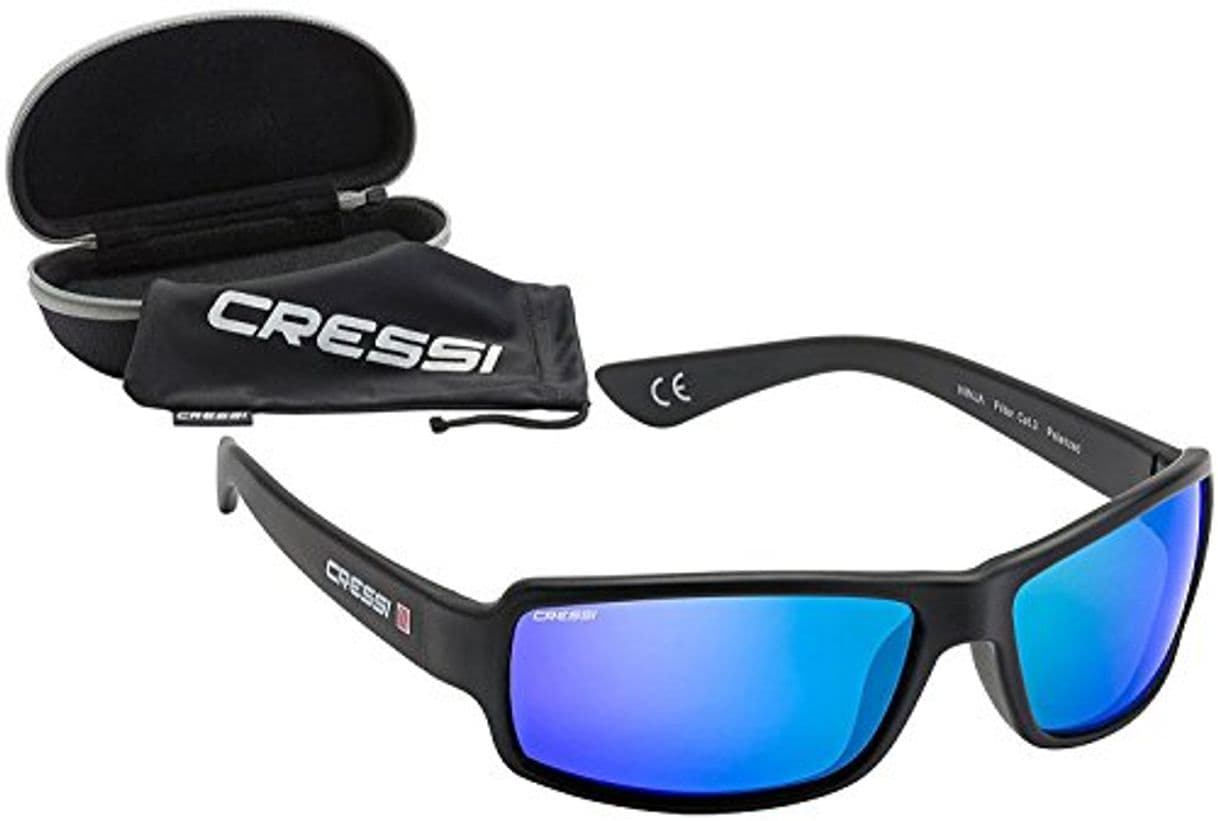 Moda Cressi Ninja Gafas, Unisex Adulto, Negro