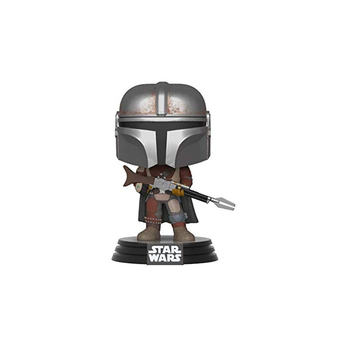 Game Funko Pop Bobble Vinyle: Star Wars The Mandalorian Figura Coleccionable, Multicolor, Talla