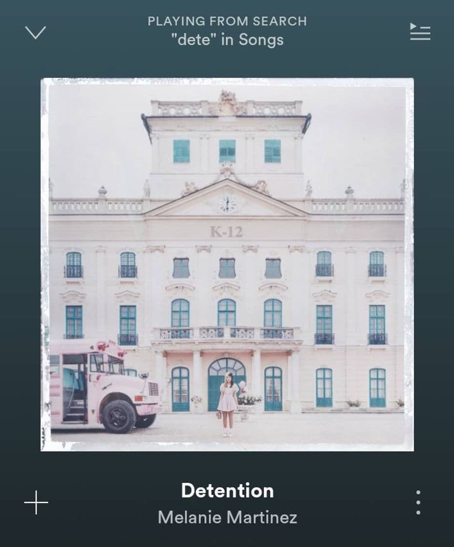 Canción Detention- Melanie Martinez