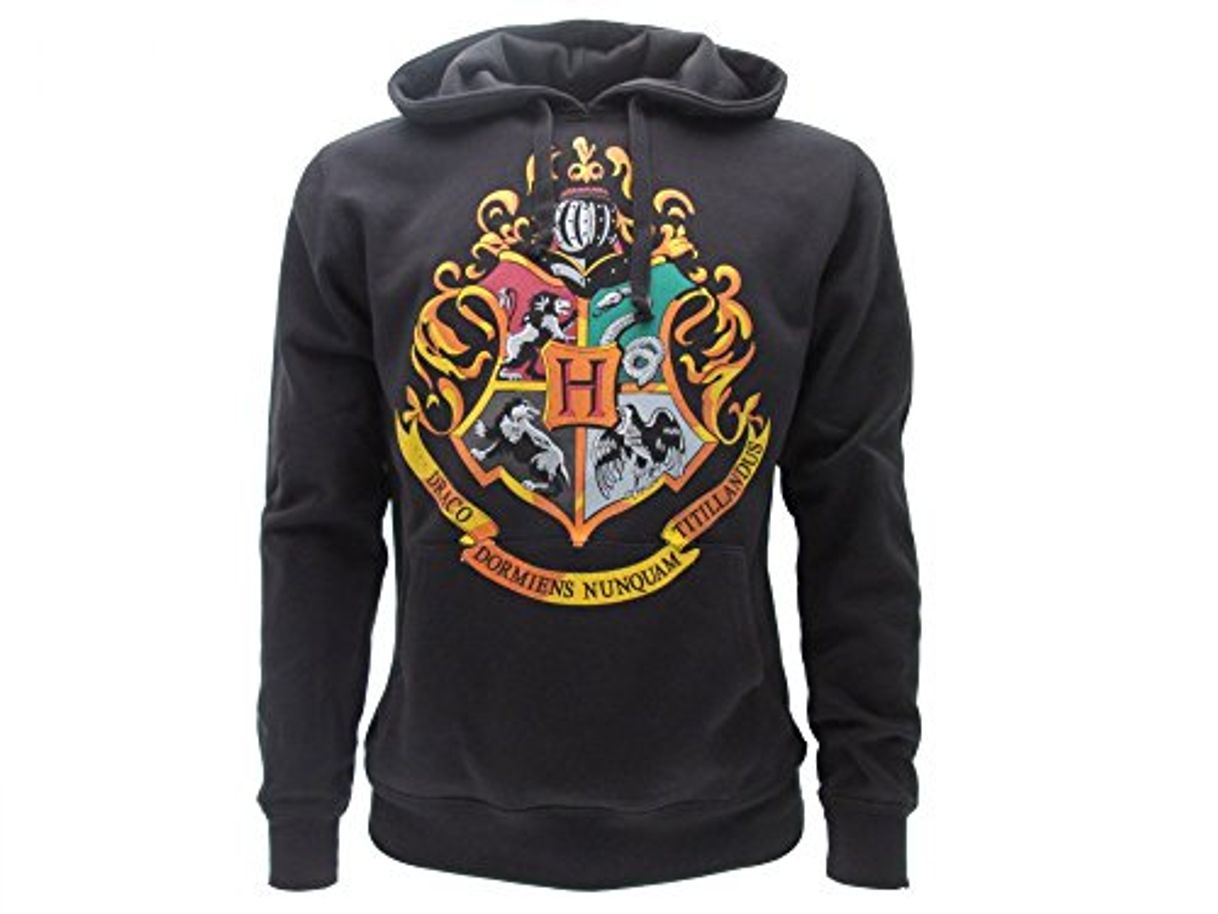 Product Harry Potter Sudadera con Capucha Hoodie Simbolo de Colegio DE Hogwarts Simbolo