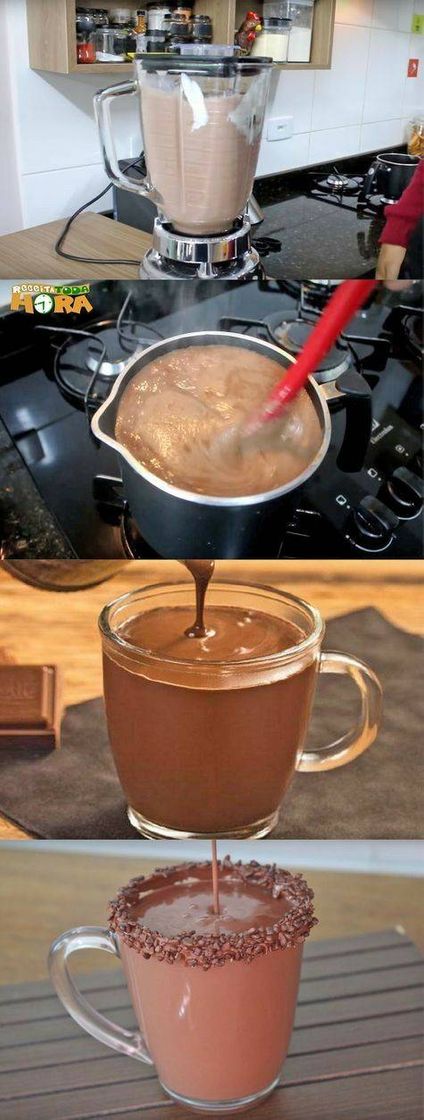 Moda Chocolate quente😍