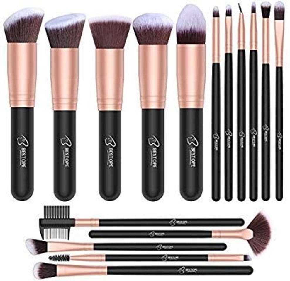 Producto Set de brochas de maquillaje profesional BESTOPE 16 piezas Pinceles de maquillaje