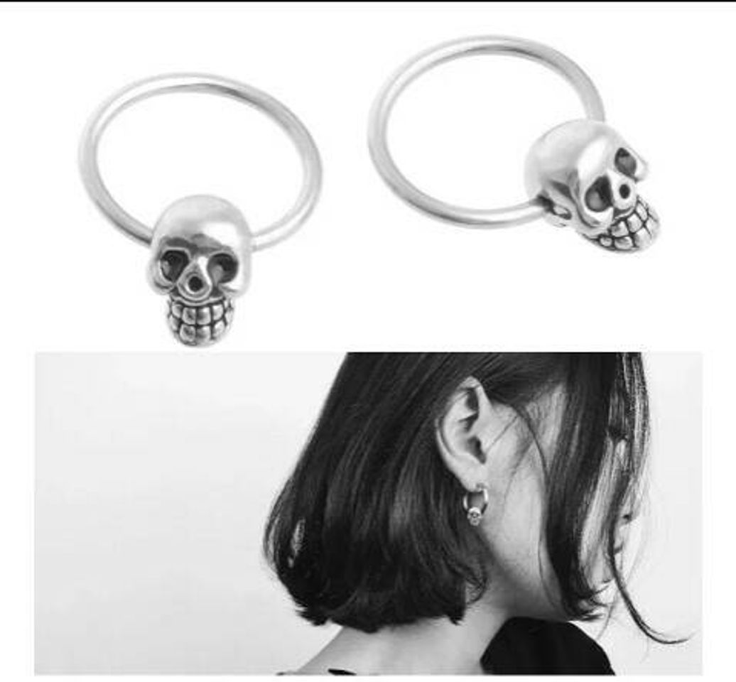 Moda Aretes en forma de calavera