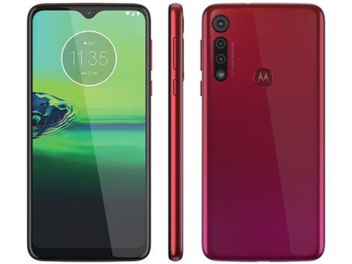 Moda Smartphone Motorola G8 Play 32GB Vermelho 4G - 2GB RAM Tela ...