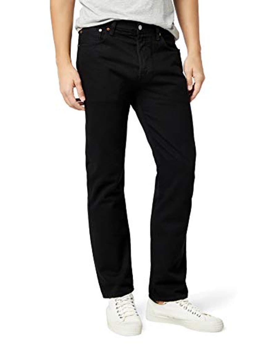 Moda Levi's 501 Original Fit Jeans Vaqueros, Black 0165, 32W