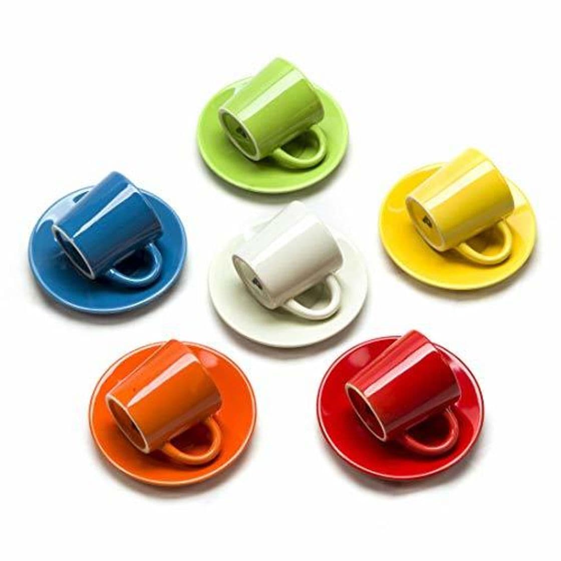 Product 6 Tazas de Espresso con Platillos