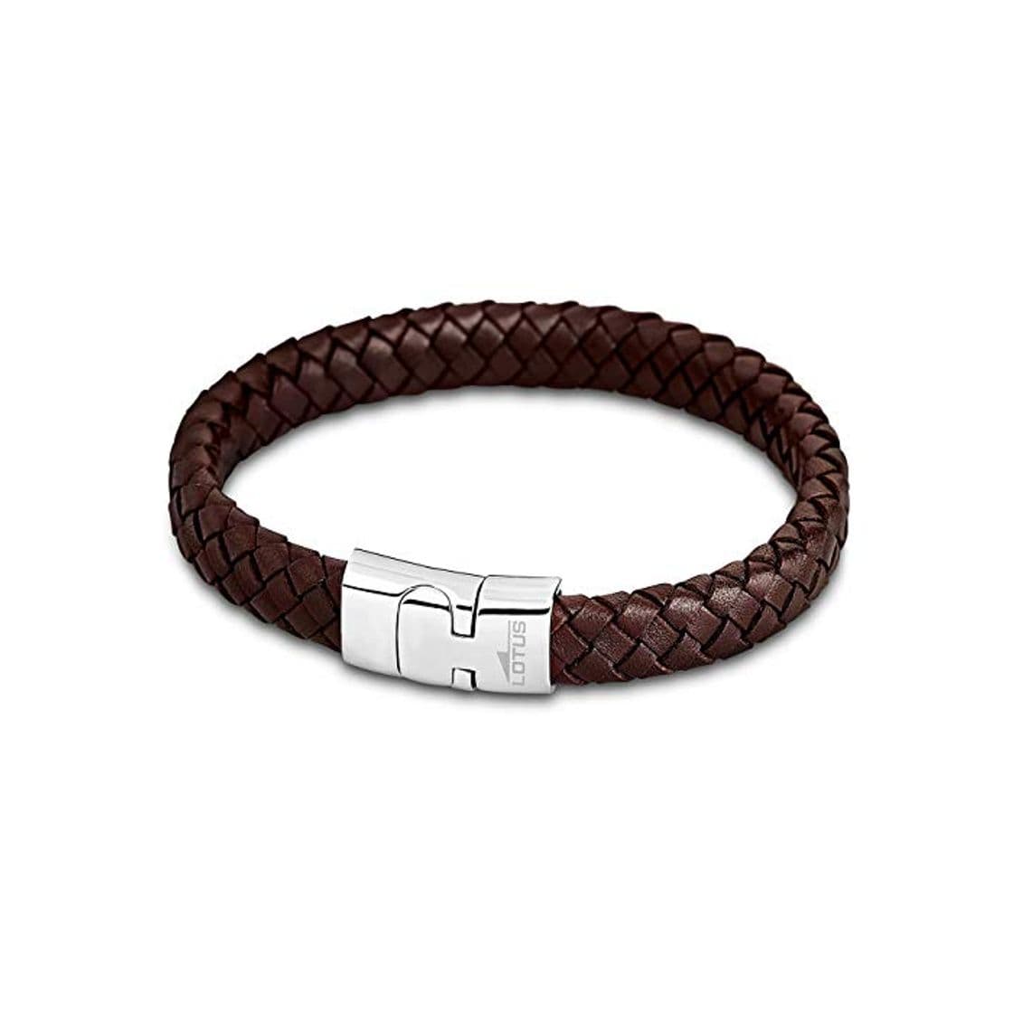 Product Lotus Style Bracelet Homme Cuir & Acier Marron LS1701-2