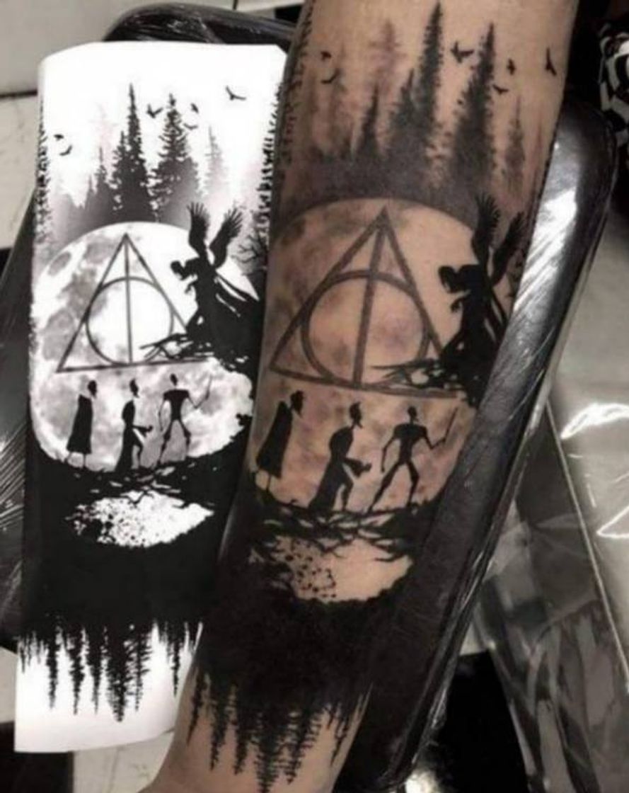 Fashion Inspiração pra quem ama tatuagem de Harry Potter ⚡♥️