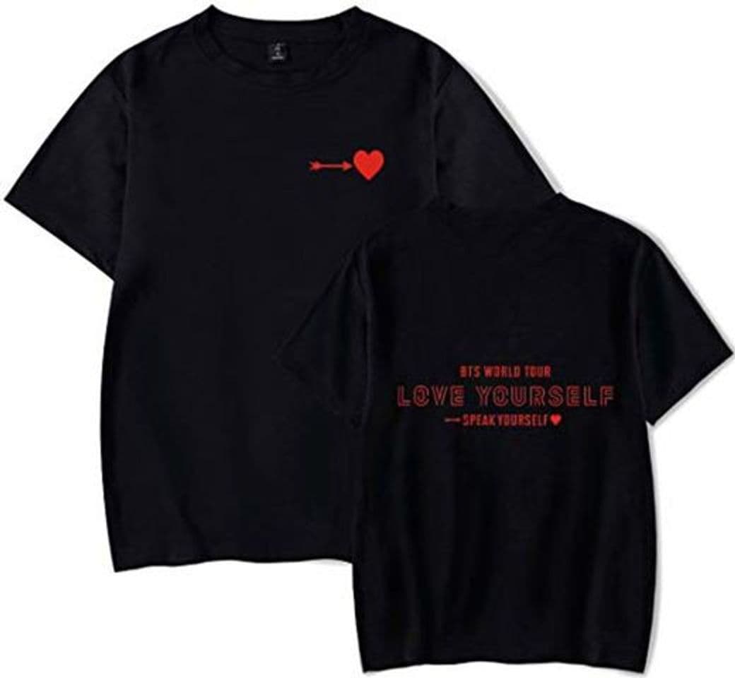 Product EMILYLE Mujer BTS Speak Yourself Love Yourself Tshirt Manga Corta Top Camiseta