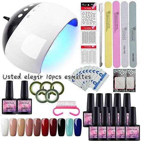 Product Saint-Acior Usted Elegir Cualquier 10pcs Esmalte Semipermanente Soak off 8ml 24W UV/LED