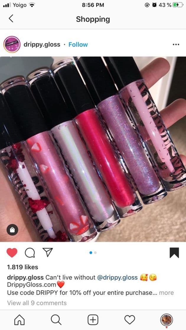 Moda Lip glosses