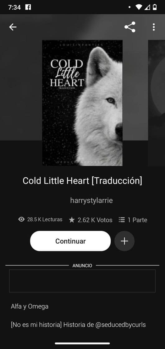 Book Cold Little Heart 🐺✨