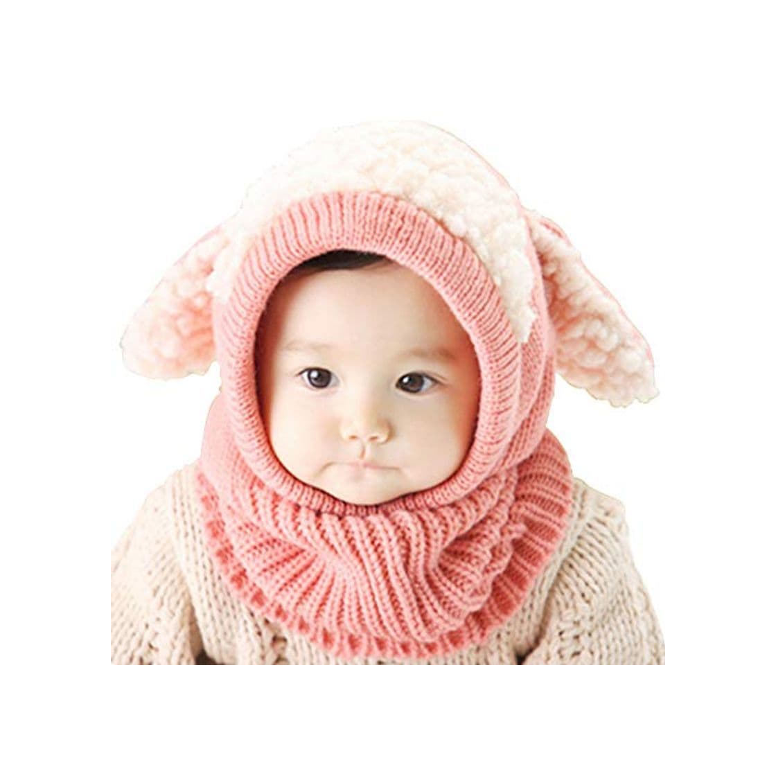 Fashion Winter Baby Hats, Winter Cute Hat, Winter Baby Hood Scarf Caps, Invierno