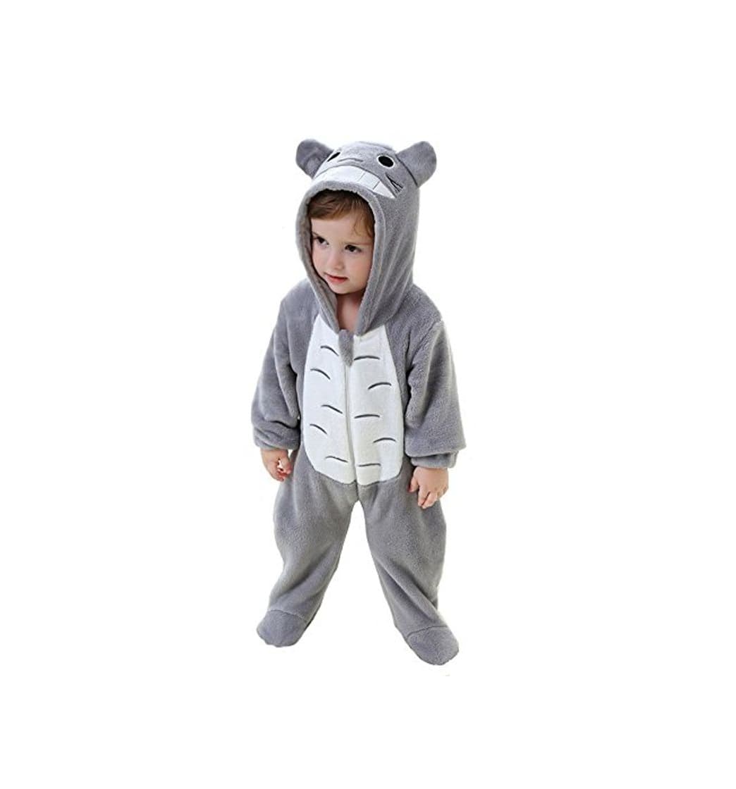 Fashion Bonito disfraz de animal Tonwhar para bebés, unisex Totoro Talla:90（Height:29"-31"