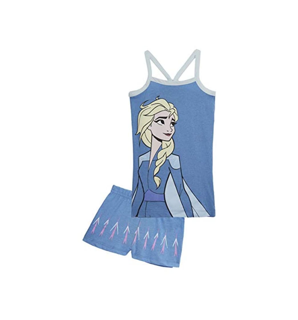 Product Disney Frozen Pijama Niña Verano, Ropa de Niña con Las Princesas Anna