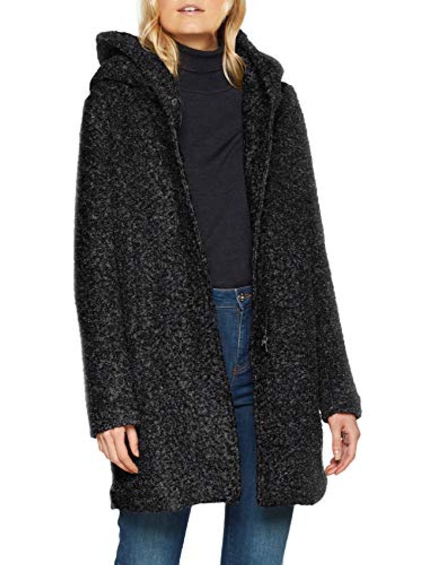 Producto Only Onlsedona Boucle Wool Coat Otw Noos Abrigo, Negro