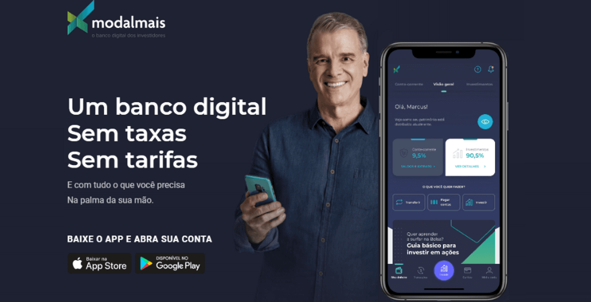 App modalmais | O Banco Digital dos investidores