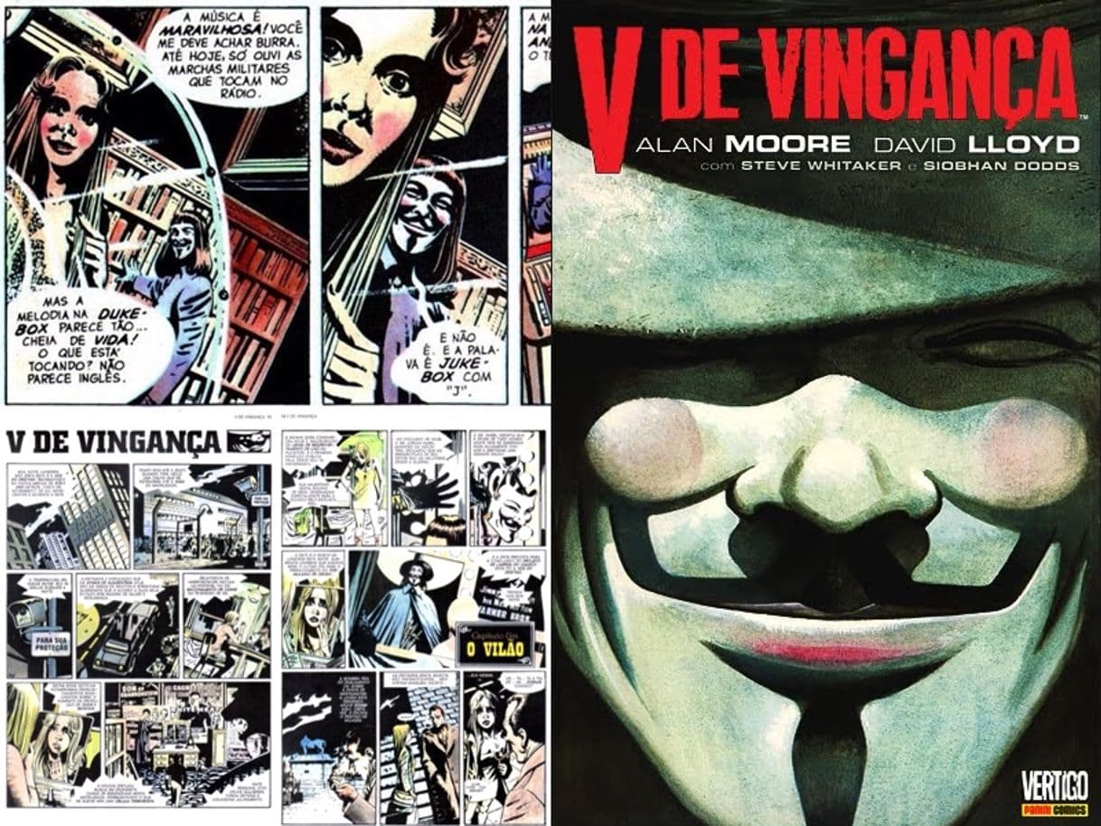 Libro V de Vingança,  por Alan Moore